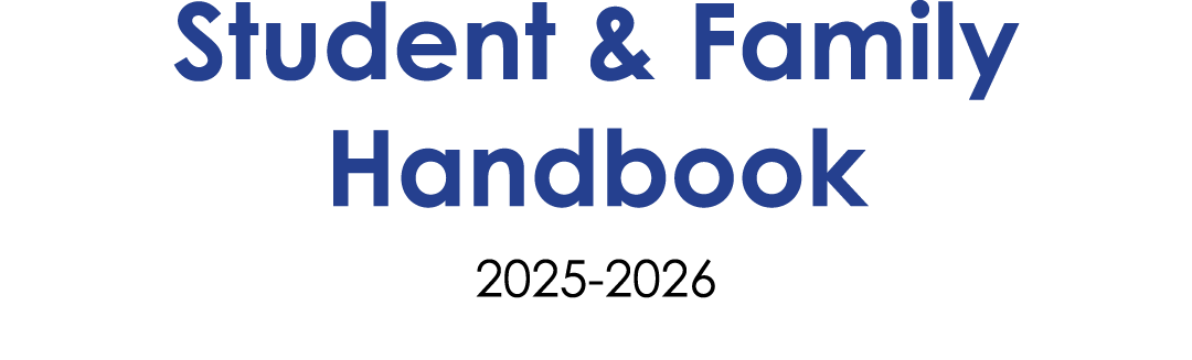 Student & Family Handbook 2025 2026 