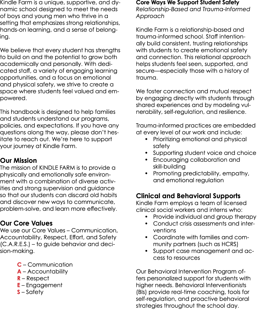 Kindle Farm is a unique, supportive, and dynamic school designed to meet the needs of boys and young men who thrive i...